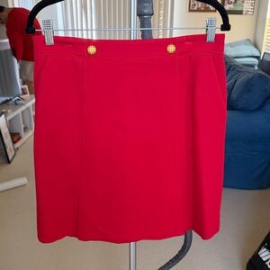 Red Women’s Broadcast Skirt